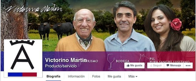 Página de Facebook de Victorino Martín