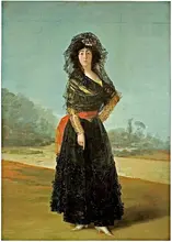 Cayetana de Silva Álvarez de Toledo en un retrato de Francisco de Goya. www.sierradegatadigital.es