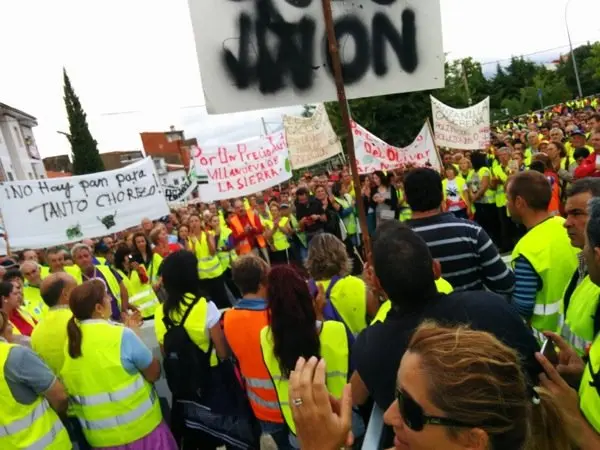 Manifestaci&oacute;n de los olivareros por un precio justo