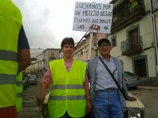 Manifestaci&oacute;n de los olivareros por un precio justo
