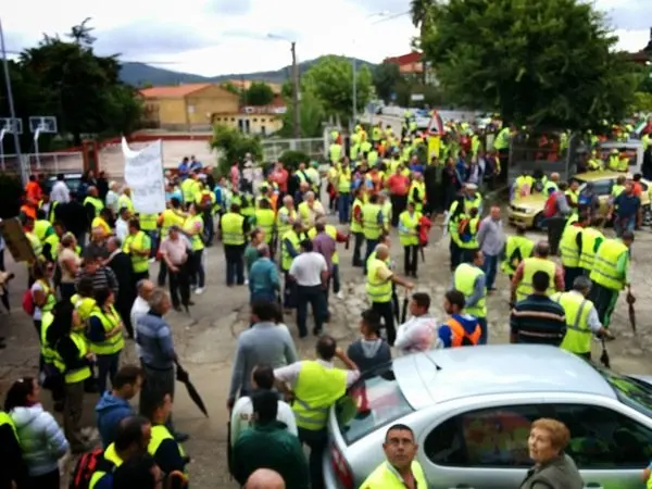 Manifestaci&oacute;n de los olivareros por un precio justo