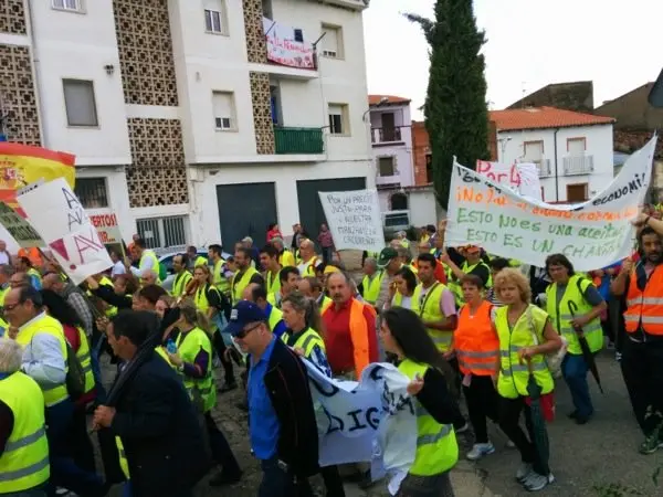 Manifestaci&oacute;n de los olivareros por un precio justo