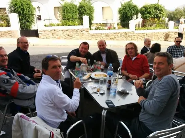 Moteros extranjeros el domingo en la ruta de la tapa soyana