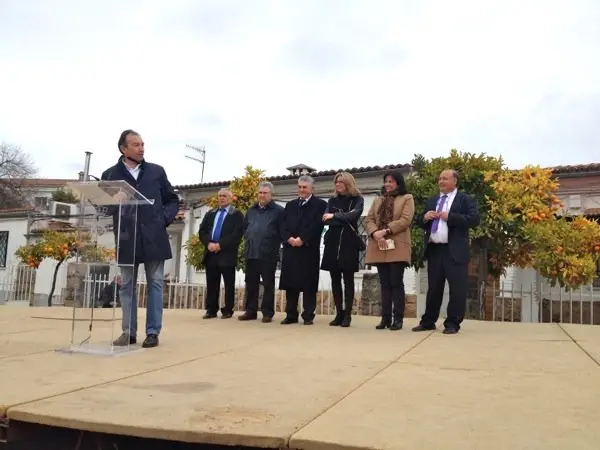 El presidente de la Diputac&oacute;n de C&aacute;ceres durante su discurso