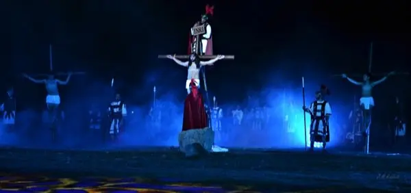 Jes&uacute;s habla con el Buen Ladr&oacute;n. La Pasi&oacute;n. Torrecilla de los &Aacute;ngeles. JMRV