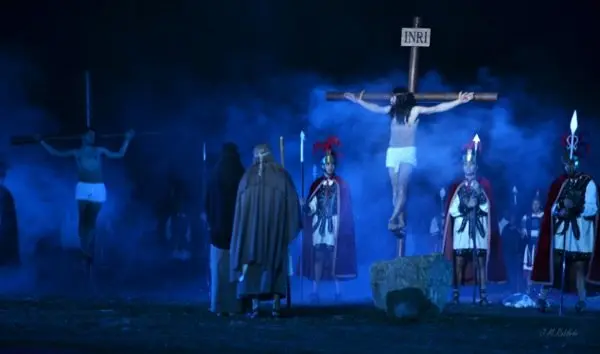 Jes&uacute;s habla con el Buen Ladr&oacute;n. La Pasi&oacute;n. Torrecilla de los &Aacute;ngeles. JMRV