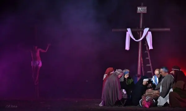 El cuerpo de Jes&uacute;s sin vida es entregado a Mar&iacute;a. La Pasi&oacute;n. Torrecilla de los &Aacute;ngeles. JMRV