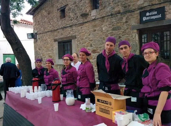 Alumnos de cocina del TE El Magnolio