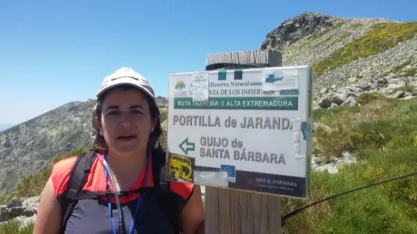 De regreso a Guijo de Santa B&aacute;rbara. IMAGEN CEDIDA POR ANG&Eacute;LICA MONTEJO