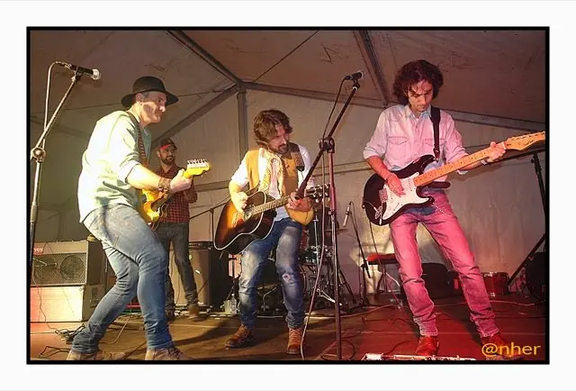Una veintena de bandas actuaron en directo en el Festival solidario Reverdeceremus, celebrado en Acebo y Hoyos durante el Puente del Pilar. Imagen del s&aacute;bado, 10 de octubre, en Acebo. ANHER para www.sierradegatadigital.es                                 