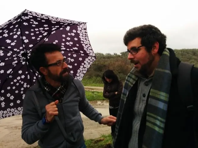 El compañero de la cadena Ser también ayudó en la plantación de la Fiesta del Árbol