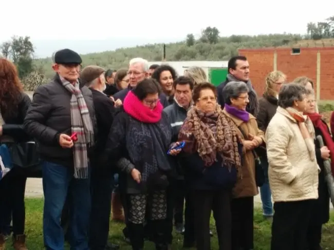 Angel García, vicepresidente de Adisgata, en la 211 Fiesta del Árbol