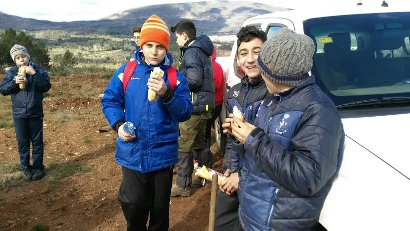 Un momento para el bocata. CEDIDA