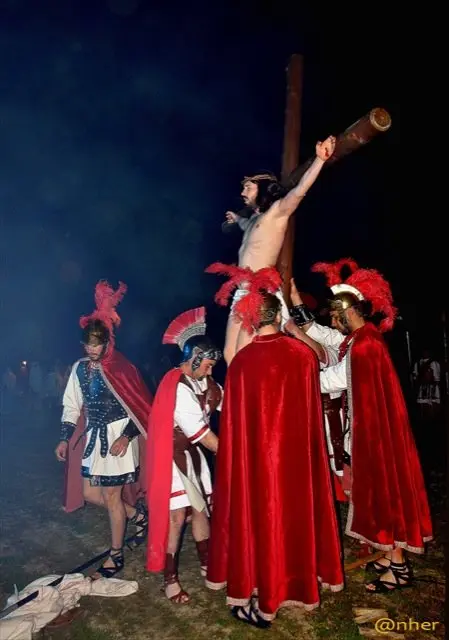 Auto Sacramental de La Pasi&oacute;n en Torrecilla de los &Aacute;ngeles. ANHER                               