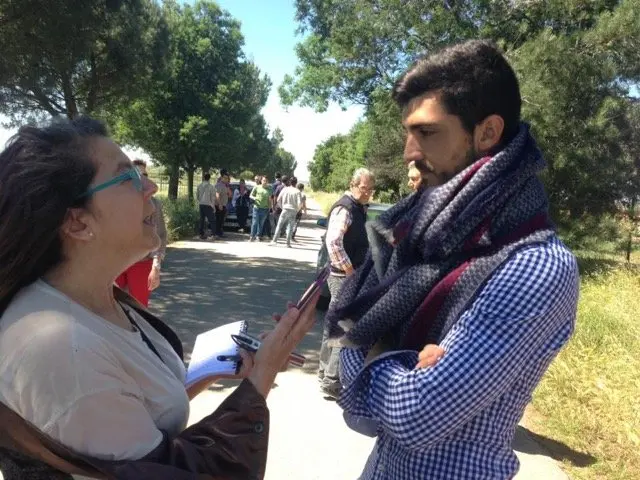 La directora de www.sierradegatadigital.es entrevista al torero Jairo C&aacute;ceres en El Espinel