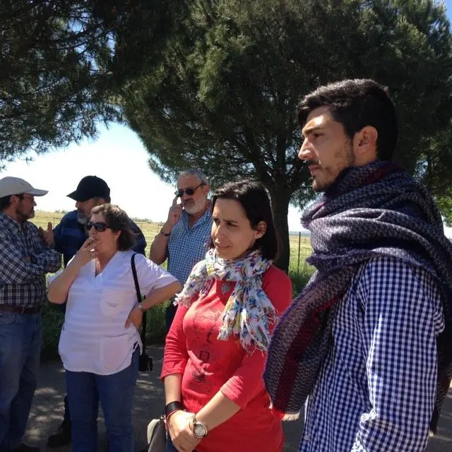 La diputada provincial Ang&eacute;lica Garc&iacute;a con el torero Jairo C&aacute;ceres