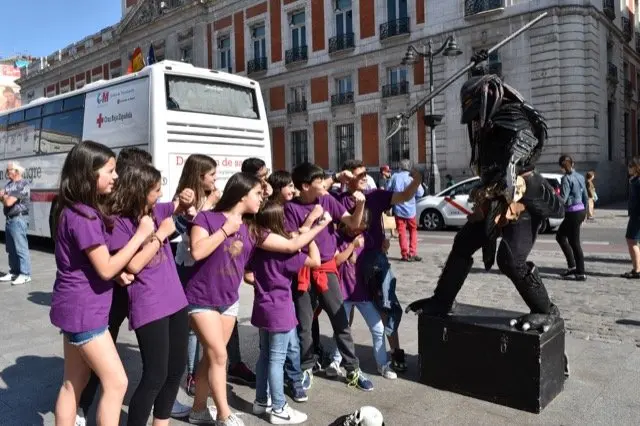 Los Trastillos en Madrid recogen el Tercer Premio en la IV Edición de los Premios Race sobre Seguridad Vial. CACHINUS DE CINES4