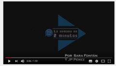 Cabecera del informativo TV La Semana en dos minutos, creado por iRCom