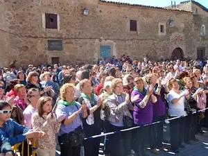 Las mujeres serranas celebran el 8 de marzo en Moraleja el pasado a&ntilde;o