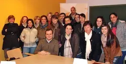 Foto de familia del curso de Att. Sociosanitaria en Residencias del ISLA 2013