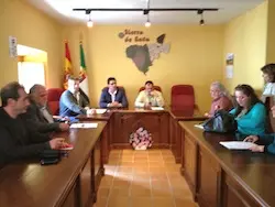Reuni&oacute;n en Mancomunidad para tratar el Parque Cultural