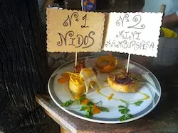 Pinchos en la I Ruta de la Tapa de Hoyos 