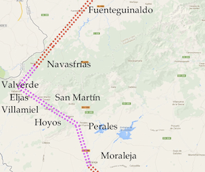 Propuesta del trazado ferroviario