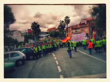 Manifestaci&oacute;n de los olivareros por un precio justo