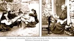 ENCAJERAS DE CAMARINŽAS. Del Riģo. Nuevo Mundo 1914