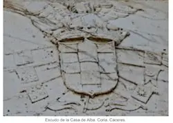 ESCUDO DE LA CASA DE ALBA. CORIA. CAìCERES_2