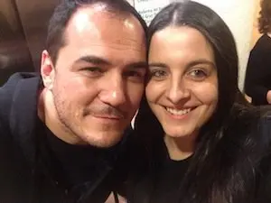 Trinidad Rivas e Ismael Serrano se hacen un selfie