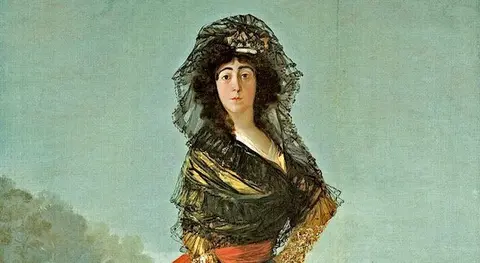 Cayetana de Silva Alvarez de Toledo en un retrato de Francisco de Goya