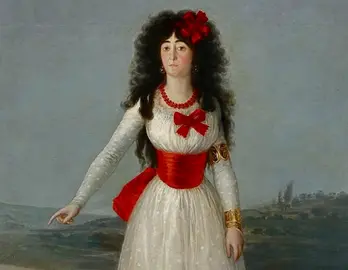 Cuadro de Francisco de Goya. Teresa Cayetana de Silva &Aacute;lvarez de Toledo