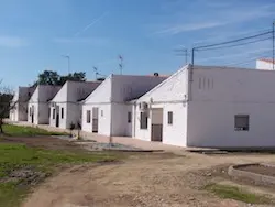 Casas t&iacute;picas de Vegaviana