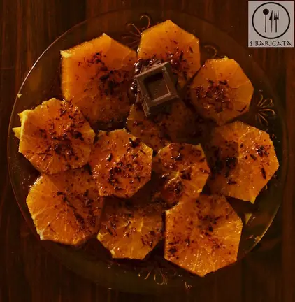 Ensalada de naranjas con AOVE Vieiru Aromatizado. Una receta de Sibarigata en www.sierradegatadigital.es