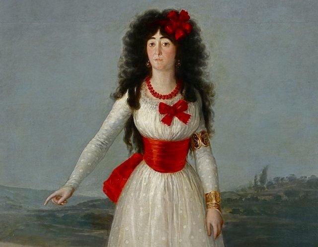 Cuadro de Francisco de Goya. Teresa Cayetana de Silva Álvarez de Toledo