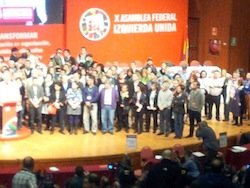 X Asamblea Federal de Izquierda Unida celebrada el pasado fin de semana en Madrid