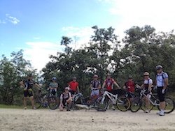Bikers participantes en la II Serragatina Épica. CCC