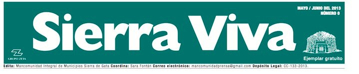 Sierra Viva, publicación de la mancomunidad de municIpios
