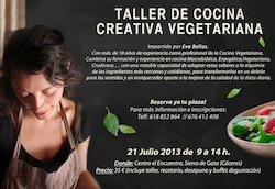 Taller de cocina vegetariana y creativa