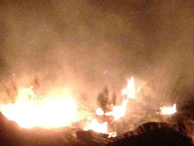 Incendio en Valverde del Fresno 24092013