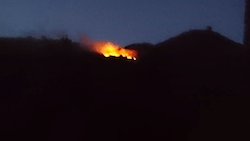 Incendio entre Eljas y San Martín en enero