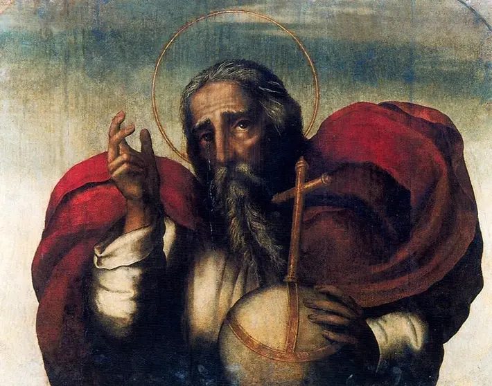 Padre Eterno de Luis de Morales. Iglesia de San Mart&iacute;n
