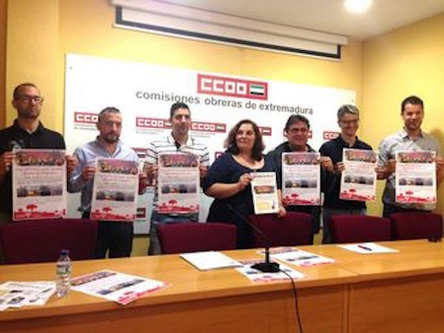 CCOO solicita la Medalla de Extremadura para los trabajadores del INFOEX