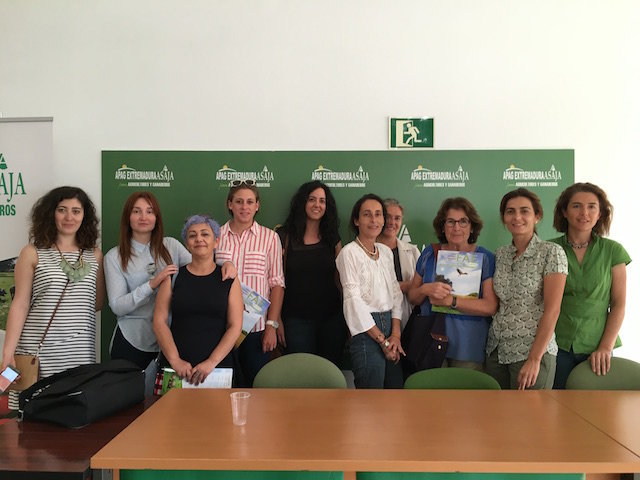 Socias fundadoras de la sección Mujer de Apag Extremadura Asaja