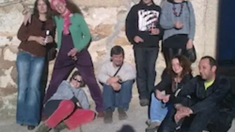 Algunos de los organizadores del I Puchero del Gato en Villabuenas