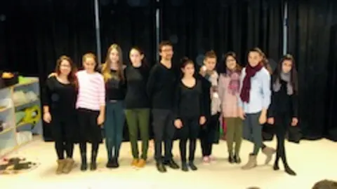 Actrices y directores de 'Gata Negra Teatro'