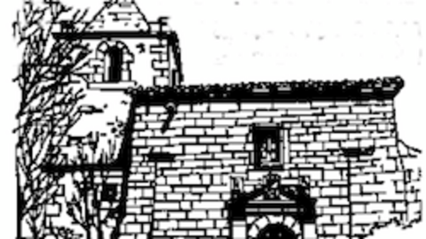 ,  Convento de San Miguel, en San Mart&iacute;n de Trevejo Dibujo de Agust&iacute;n Flores.png