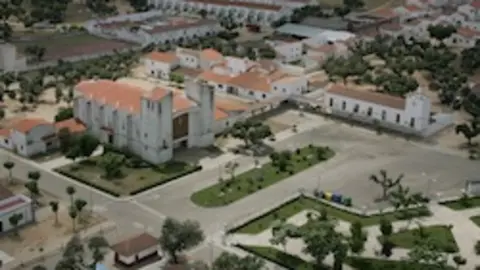 Vista a&eacute;rea de Vegaviana. AYTO. VEGAVIANA