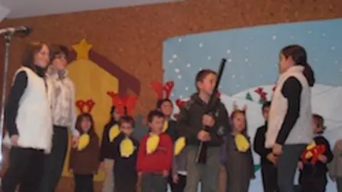 Funci&oacute;n de Navidad 2012 en el CP Santa Rosa de Liima